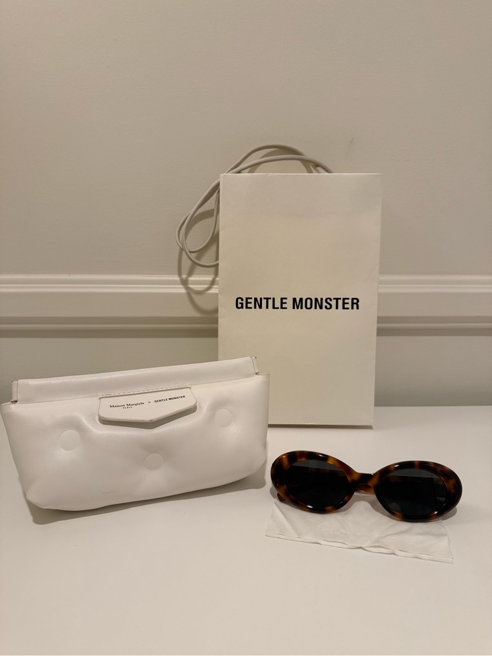 Gentle Monster x Maison Margiela MM005 Brown Tortoise Black Sunglasses